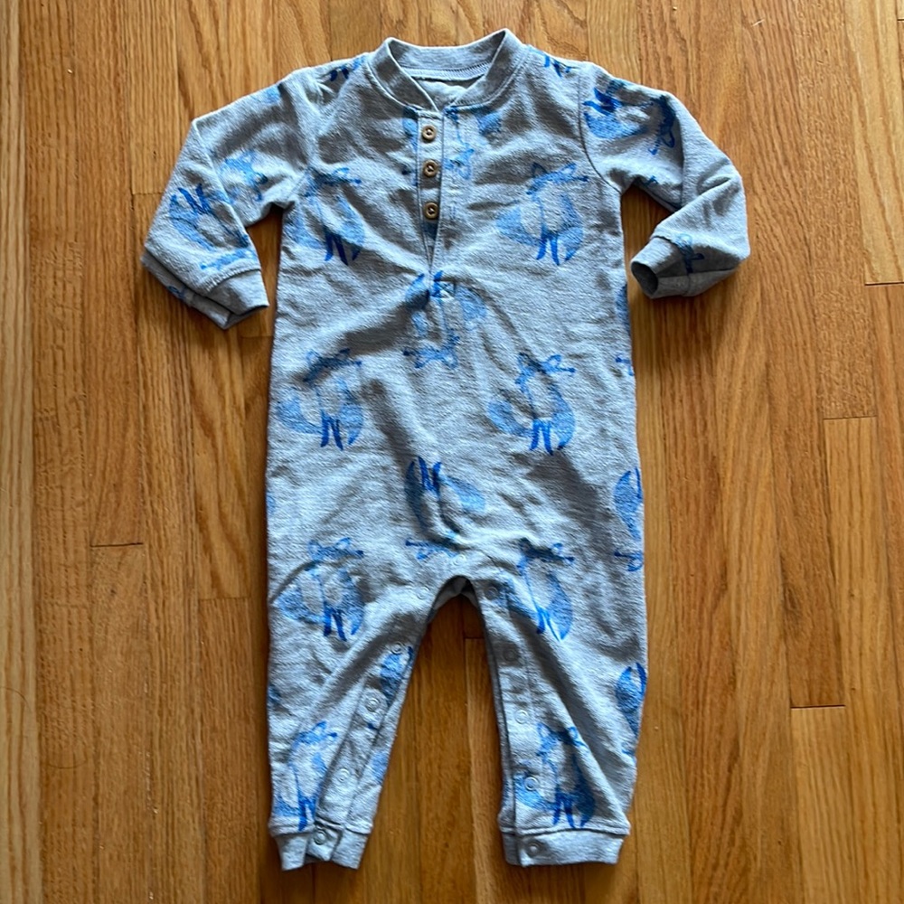 Carters Blue Fox 🦊 Romper One Piece